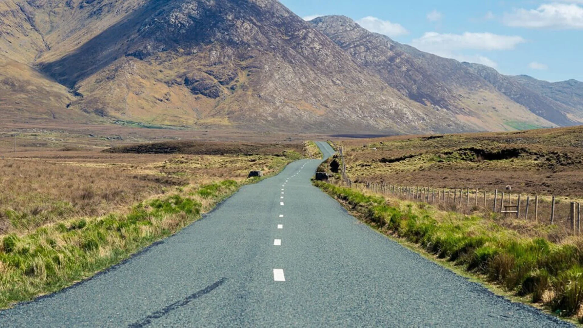 Quiet roads in Ireland