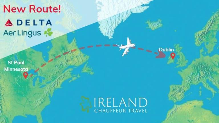 New Route! St Paul, Minnesota to Dublin!